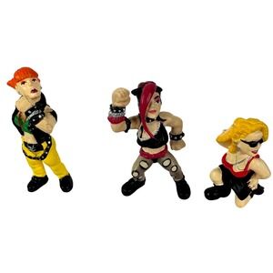 Micro‎ Icons Punks Kenna, Hedwig, April Series 1 Minifigures 3 piece set